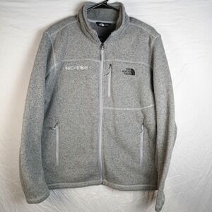 The North Face Jacket Niche Better Sweater Men's Sz L Gray Heather Full Zip BB28